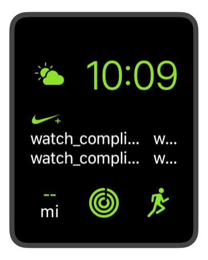 nike face watch for series 3