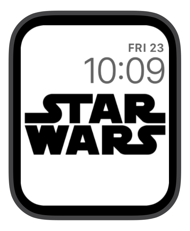 Apple watch star online wars face